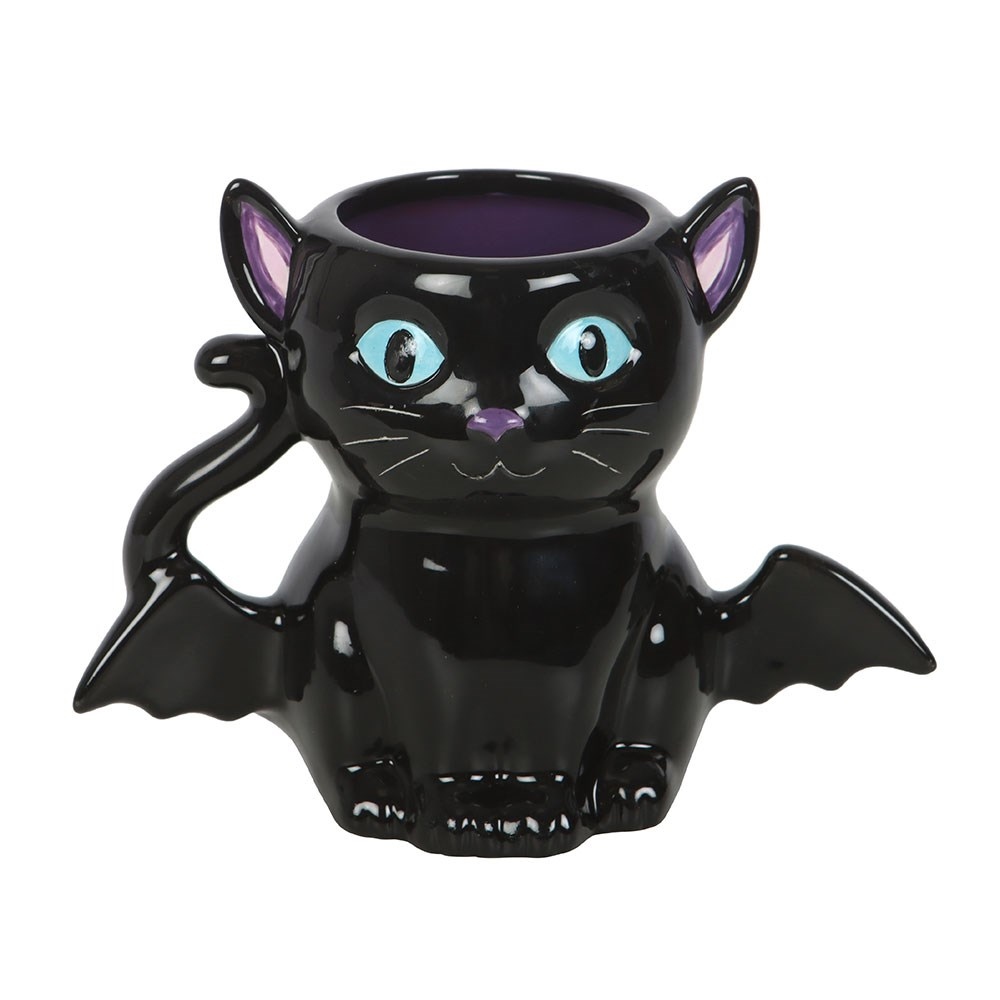 Something Different - Cute and Creepy Bat Cat Mok/beker - Multicolours